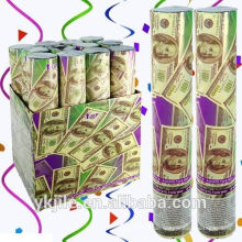 Dollar Geld Konfetti Party Popper / Gun Salute